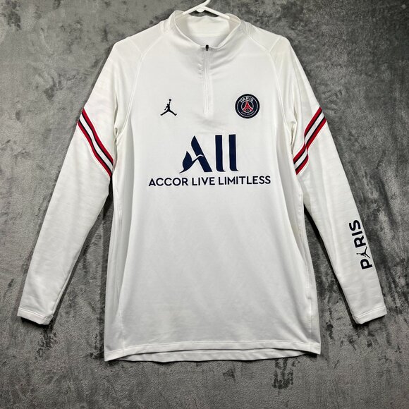 Jordan Other - 2021/22 Jordan Nike PSG Paris Saint-Germain Jersey White Large Training Top